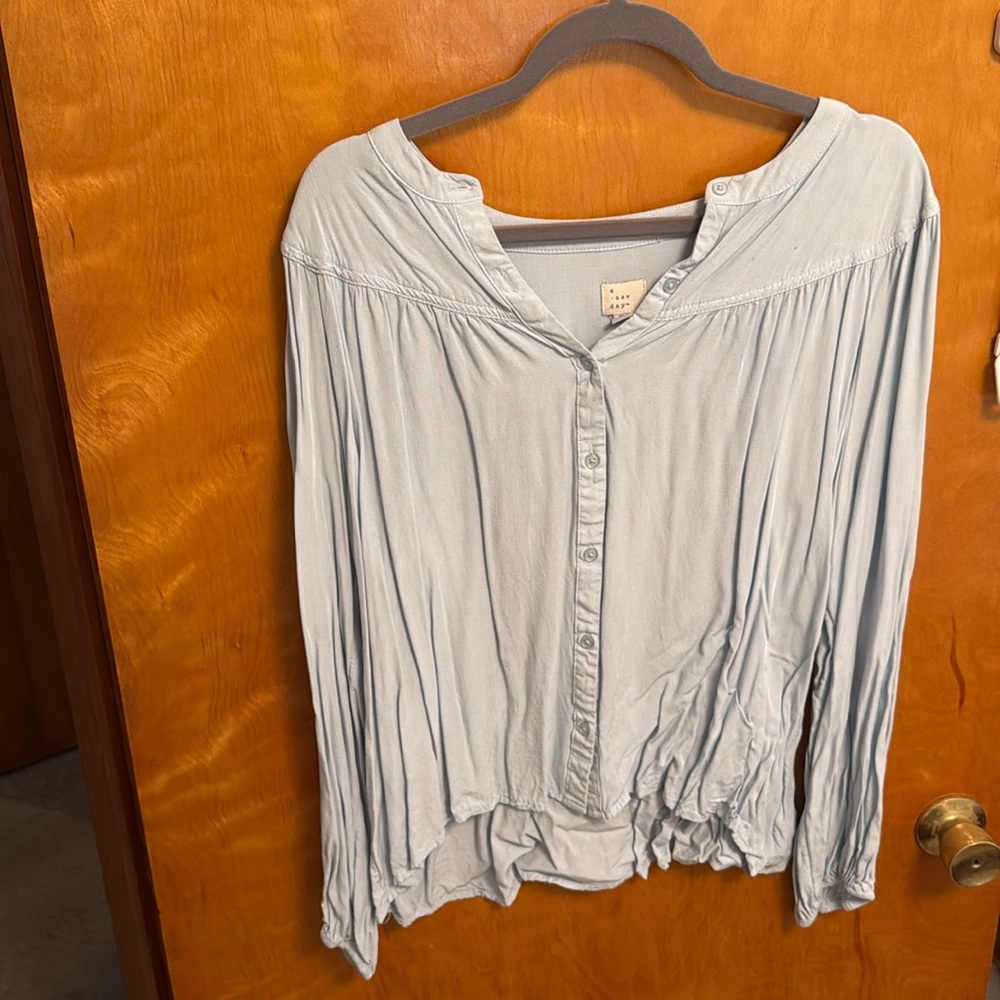 Light Blue Chambray Shirt